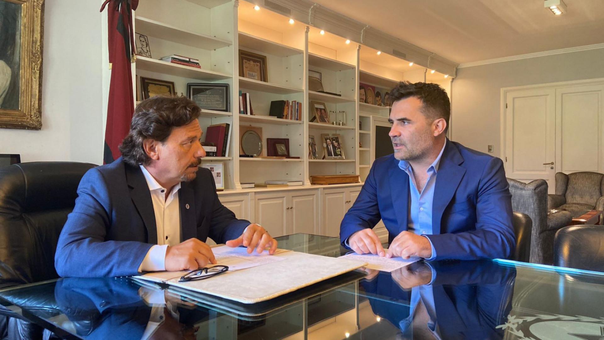 Sáenz y Darío Martínez analizaron la política energética de Salta