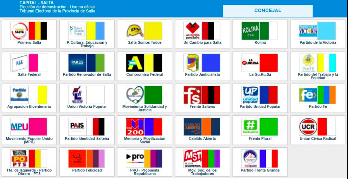 En Salta no caducó ningún partido político este año