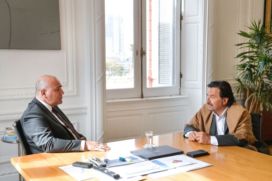 El gobernador Sáenz se reunió con el Jefe de Gabinete y el Ministro del Interior de Nación